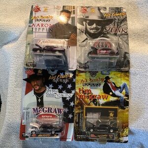 NIB Racing Champions Hot Country Steel Die-Cast Car Collection Set of 4 90s RARE